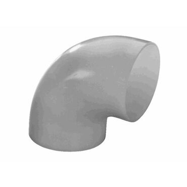Bend 90° in PVDF Serie: 018 PN10 Plastic welded end